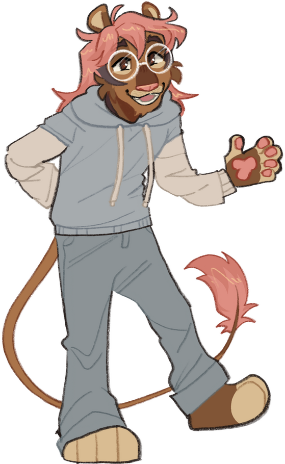 It's a cropped photo of an unnaturally blue and white caracal fursona. It has yellow eyes with green pupils. It's happily smiling at the viewer.